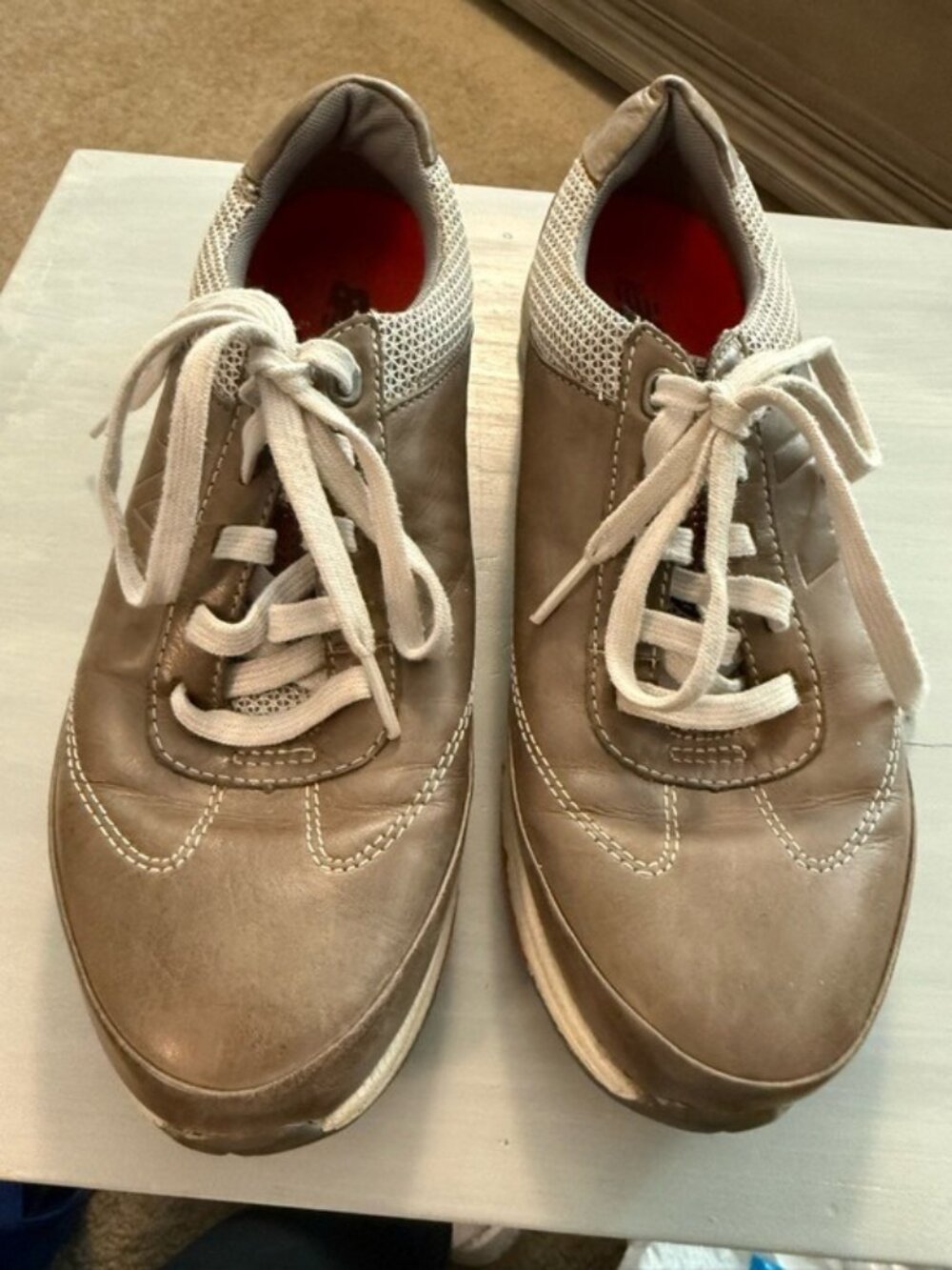 New Balance WW980GR Walking Shoes Women 8.5 2A Narrow Gray Leather Sneakers